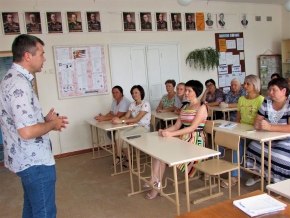 Андрей Юндин  посетил общеобразовательные учреждения Труновского района