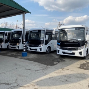 Первая партия низкопольных автобусов прибыла в Невинномысск