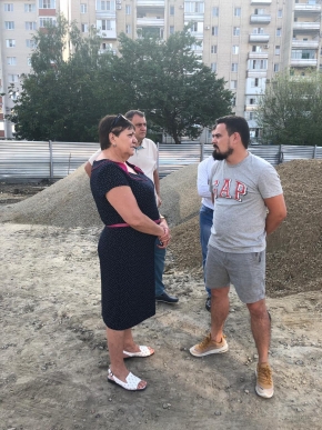 У Валентины Муравьевой появились вопросы к строительству детского сада в 204 квартале