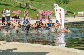 В соревнованиях по акватлону в Ставрополе приняли участие 100 человек