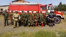 Совместное пожарно-тактическое занятие подразделений Министерства обороны и МЧС России в г. Буденновске