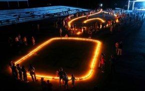 Восьмидесятиметровую свечу памяти зажгли жители и отдыхающие Железноводска